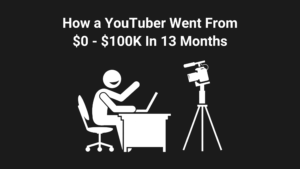 How a YouTuber Went From $0 to $100K in 13 Months
